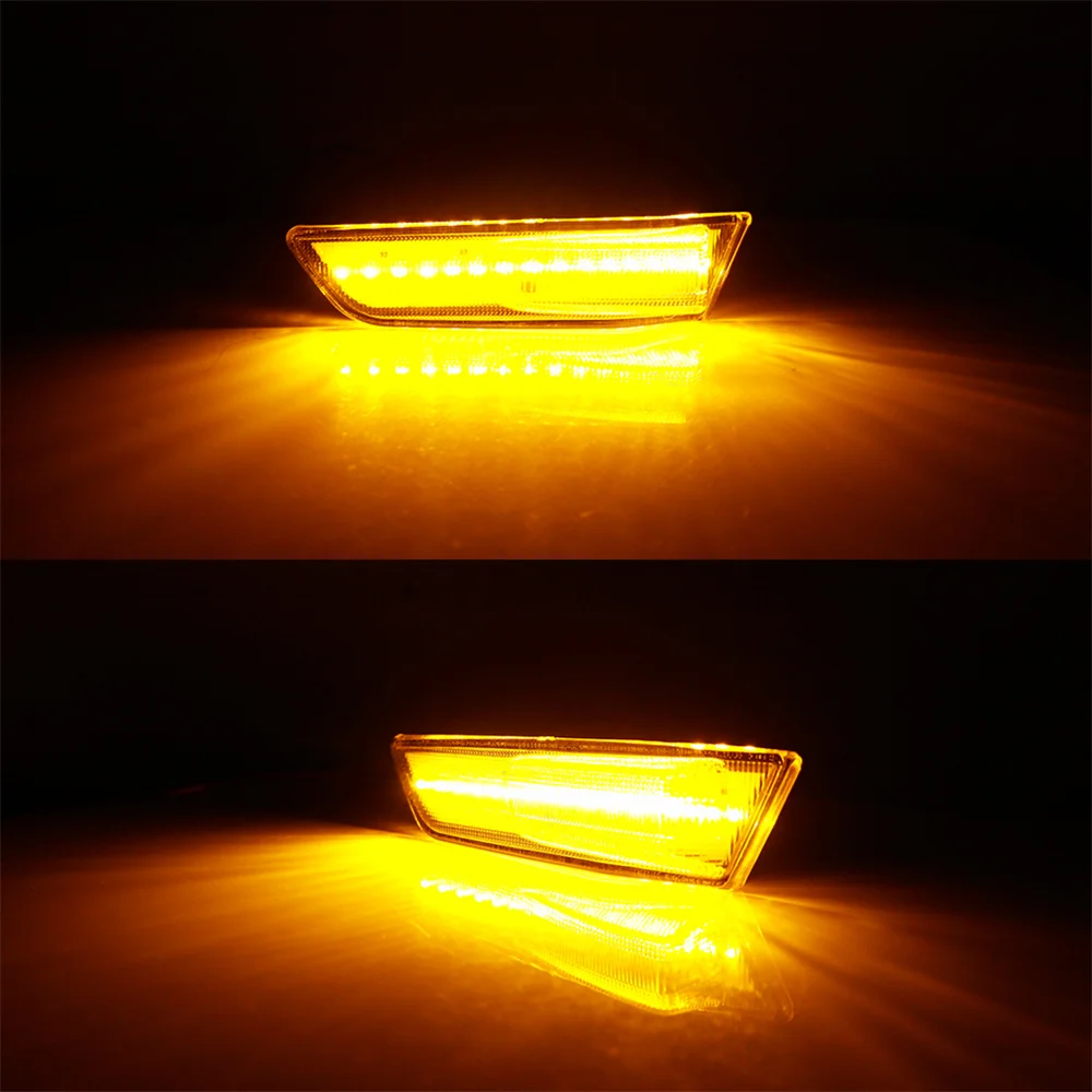 Amber LED Car Light Front Side Marker Turn Signal Light Indicator Light For Infiniti G35 2 doors coupe 2003 2004 2005 2006 2007 - view 5