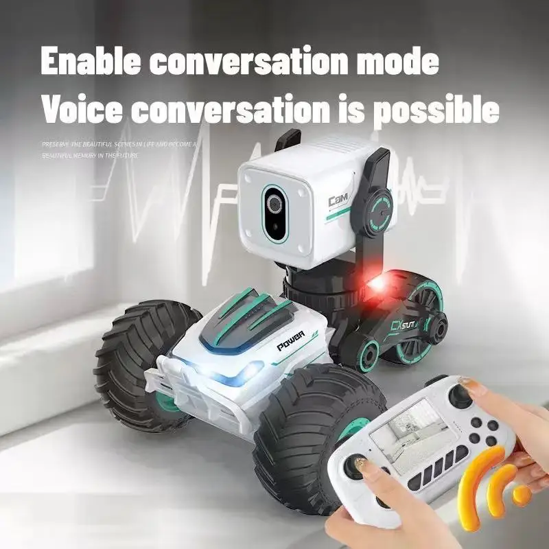 RC Drift car with Screen can Take Pictures and Videos rc car fpv Remote Conversation and Shooting Wireless Camera RC car Gift