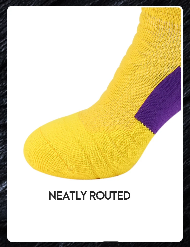 كرة السلة الرجال سميكة المهنية النخبة الجوارب الأوسط أنبوب عالية أنبوب عملي عرق ماصة عدم الانزلاق تيري الرياضة #5