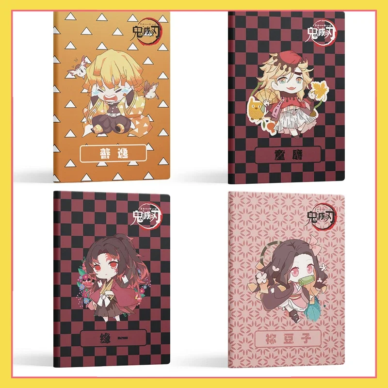 

New Demon Slayer Animation Peripheral Notebook Kochou Shinobu Nezuko Agatsuma Zenitsu anime Student Notebook Gift