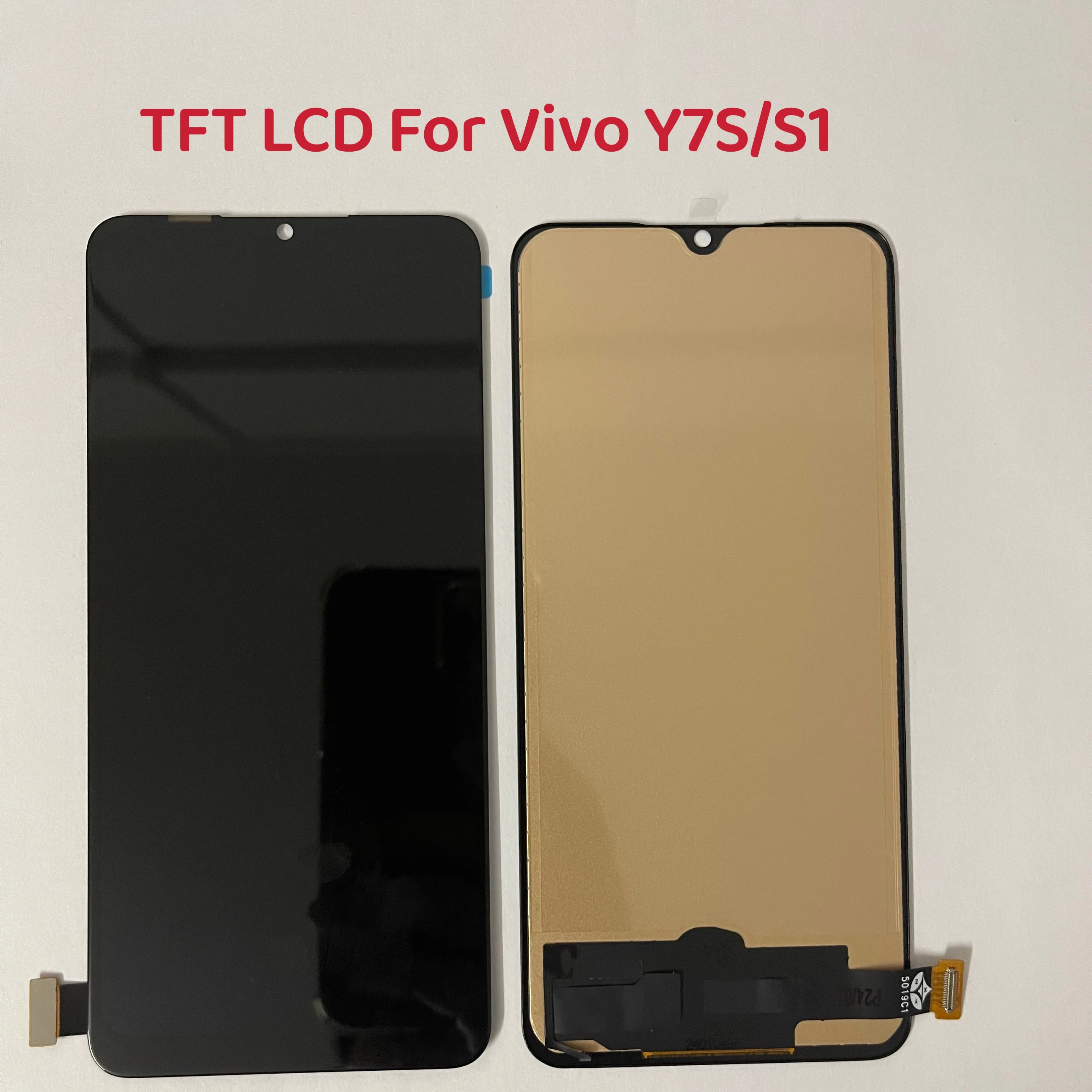 Amoled 6.38 Inch LCD For Vivo S1 Y7S Z5 Y9S IQOO Neo Touch Screen V1907 V1913 V1921 V1945 Digitizer Assembly LCD Replacement