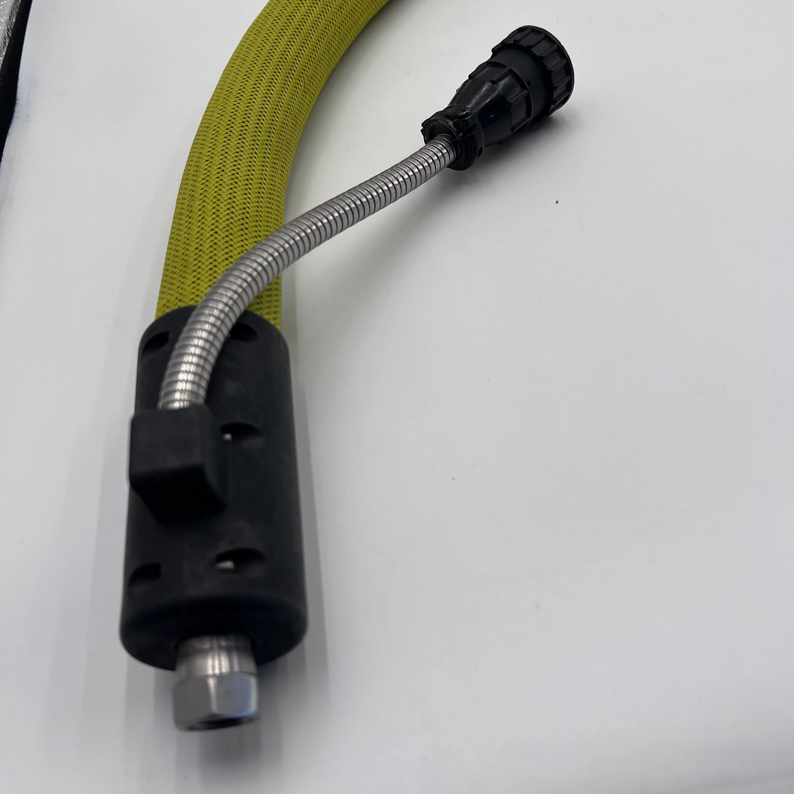 Customized Black Heated PTFE Hose PT100 Sensor Cutting Available High Temp 60~+260 Hot Melt Adhesive Applicator Machinery