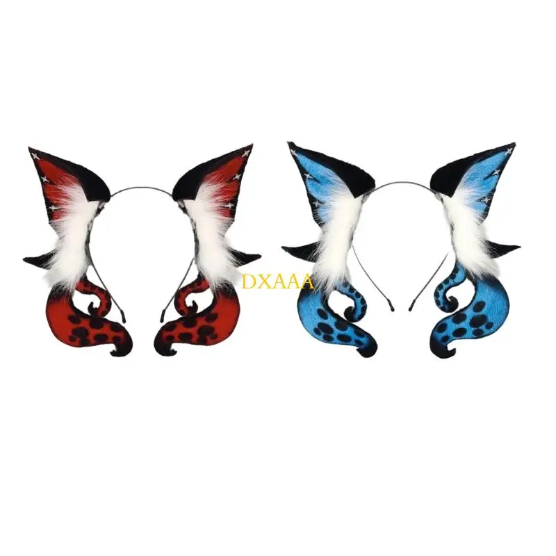 

DXAA Lovely Plush Cthulhu Ears Hairband Costume Props Role Play Cosplay Headwear