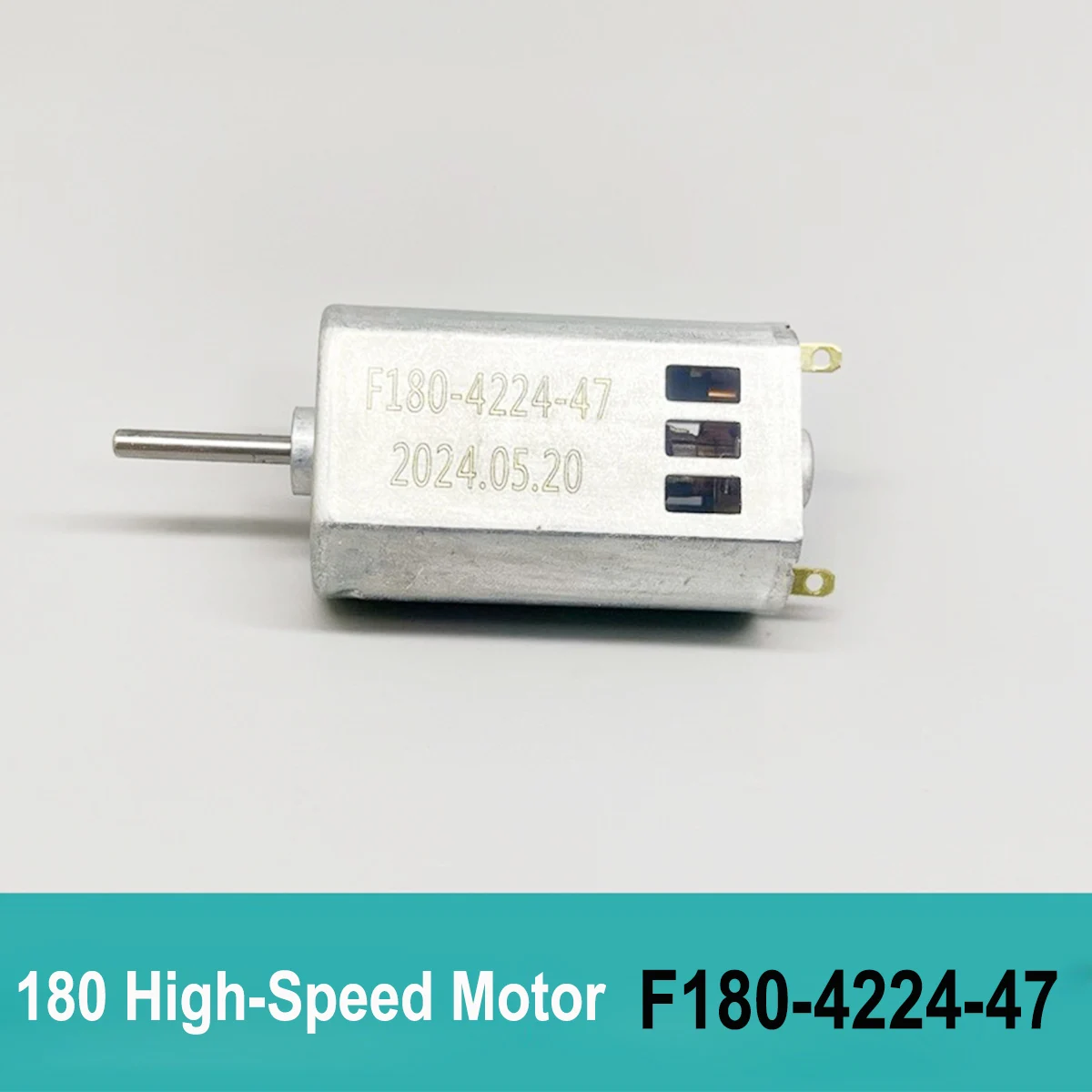 DC 3.7V-7.4V Carbon Brush 180 Motor 50000RPM High speed Strong Magnetic High Torque mini F180-4224-47 Motor Long Life