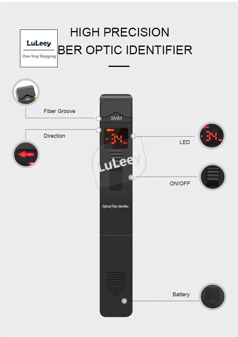 Optical Fiber Line Finder Fiber Identification Instrument Scanner Optical Fiber Line Finding Fiber Check Fiber Detector