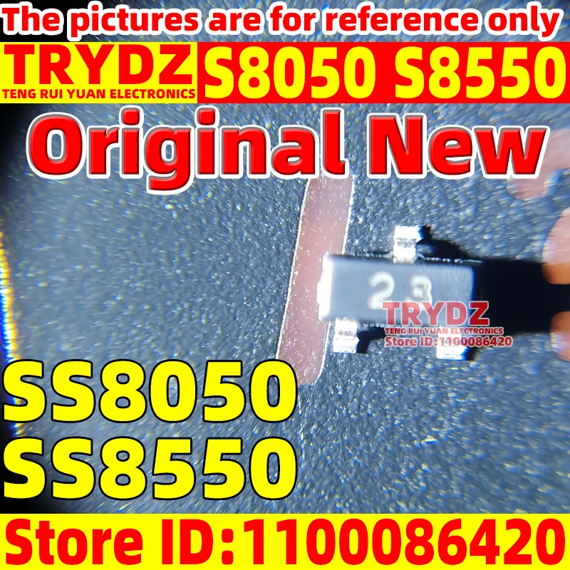 500-100pcs Original New S8050 S8550 SS8050 SS8550 SOT-23