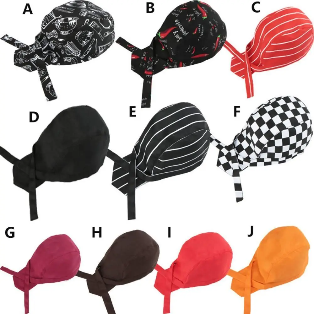 Work Hat Breathable Chef Hat Adjustable Cotton Cooking Hat Mesh Black Waiter Hats Canteen
