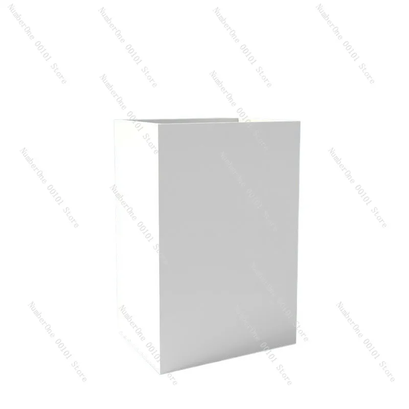 Large Capacity Custom Outdoor Metal Planter Box Stainless Steel Iron Flower Pot White Rectangular Garden Raised Plant Container