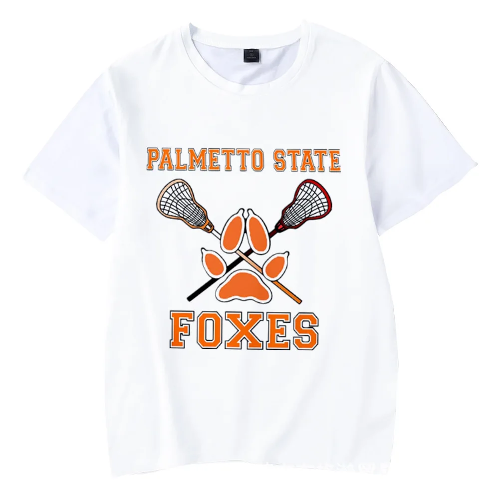 New The Foxhole Court Palmetto State Foxes Lacrosse Jersey Cosplay WILDS MINYARD 3D T-shirt Men/Women Graphic Tees Streetwear