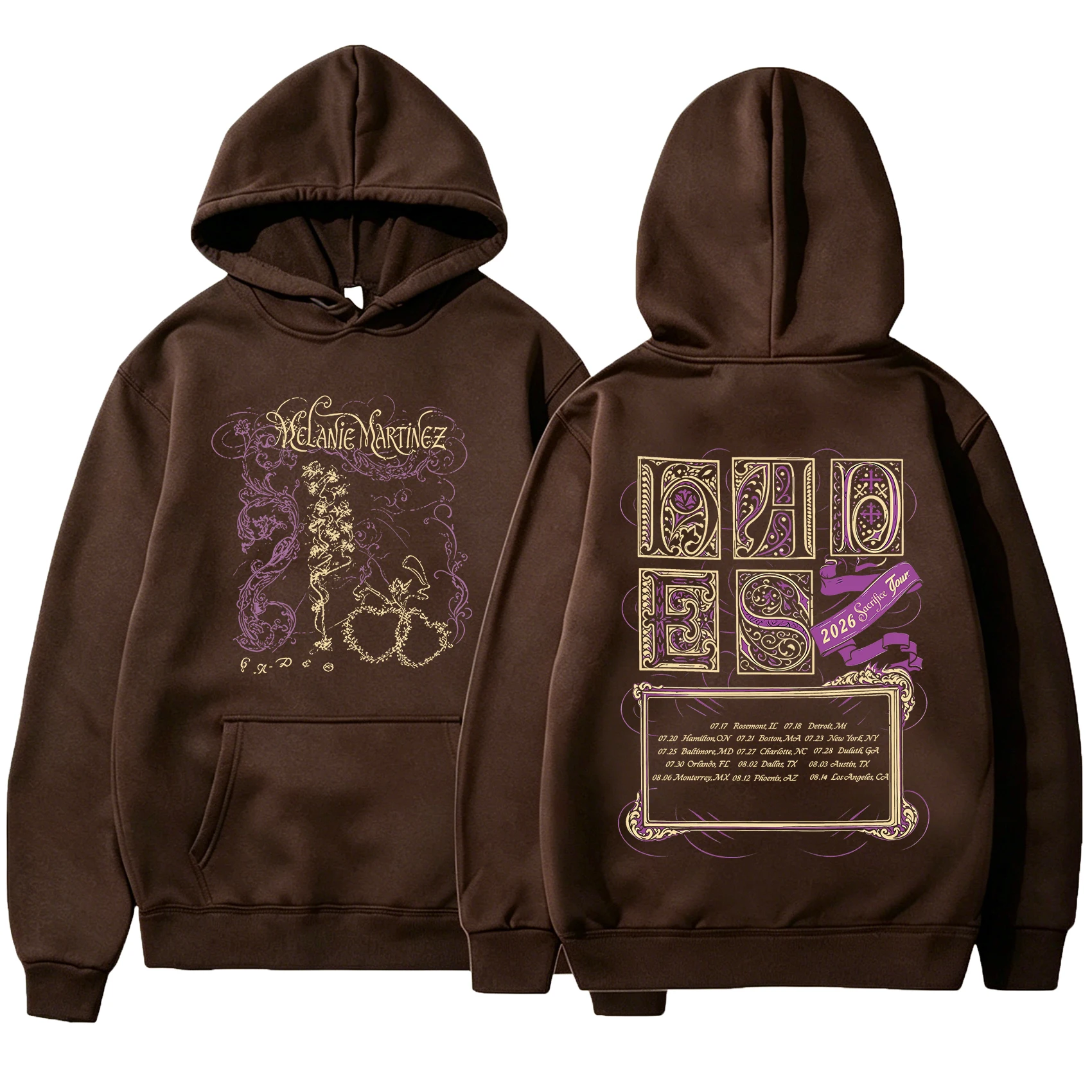 2026 Melanie Martinez Hades The Sacrifice Tour Hoodie Lässiger Loser Langarm Y2K Streetwear Hoodie Pullover Top – Detail 5