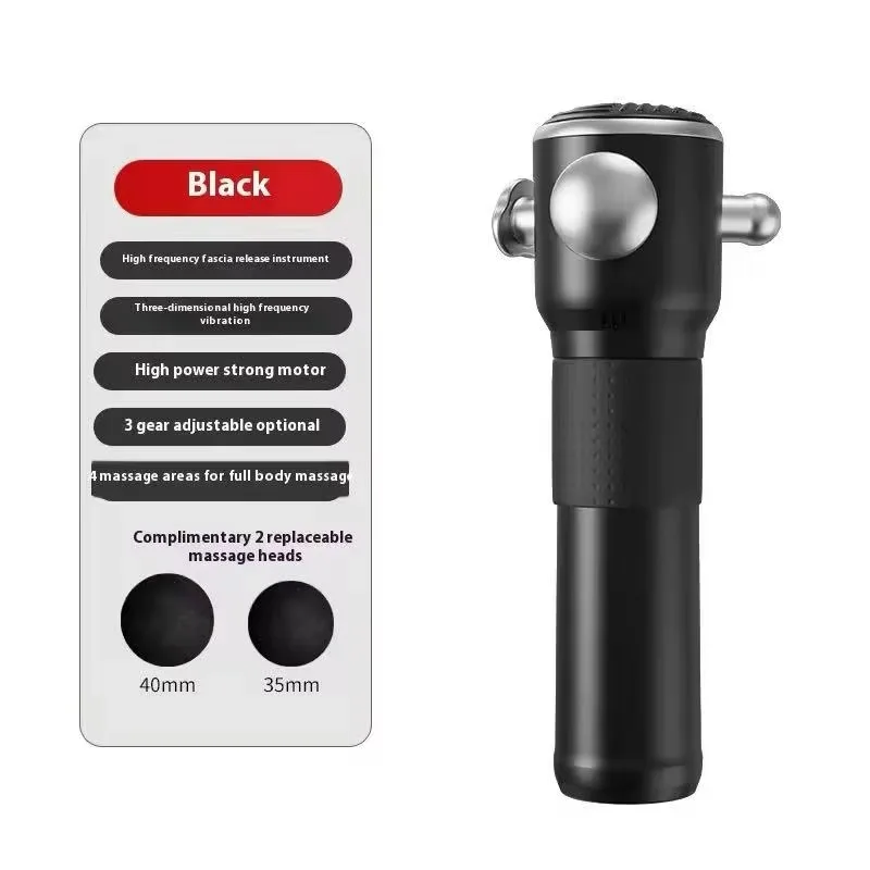 Rechargeable Upgraded Massage Gun 3 Speed Cordless Handheld Deep Tissue Vibration Muscle Massager Fascia Release Tool
