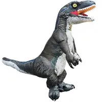 Cosxie Adult T-rex Velociraptor Dinosaur Inflatable Costumes Purim Halloween Party Anime Cosplay Costume Dress Suits for Man Wom