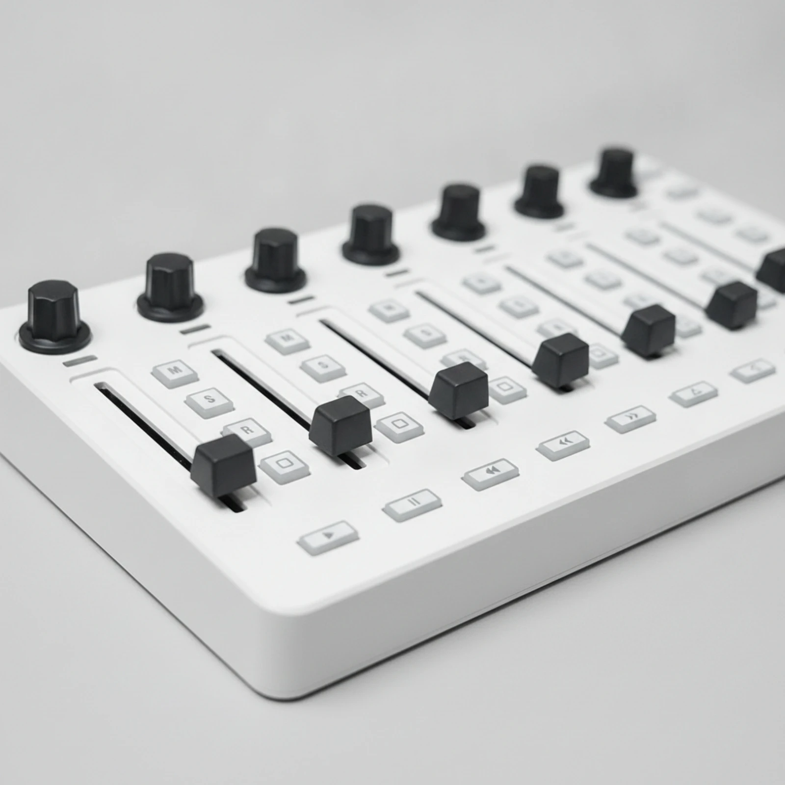 MIDI Controller with Faders Tactile USB MIDI Fader Controller Control Surface Assignable Mixing Console Customizable