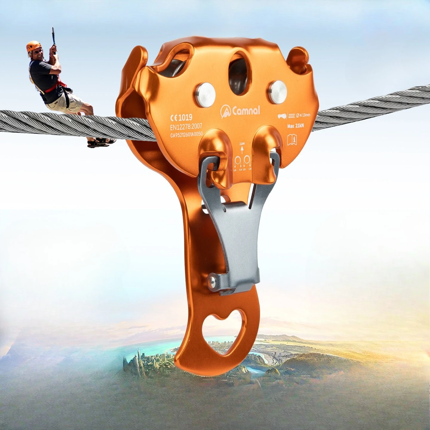야외용 강철 케이블 지퍼라인 풀리, 등산 및 암벽 등반 - Outdoor Zipline Adventure Park 리뷰 및 가격