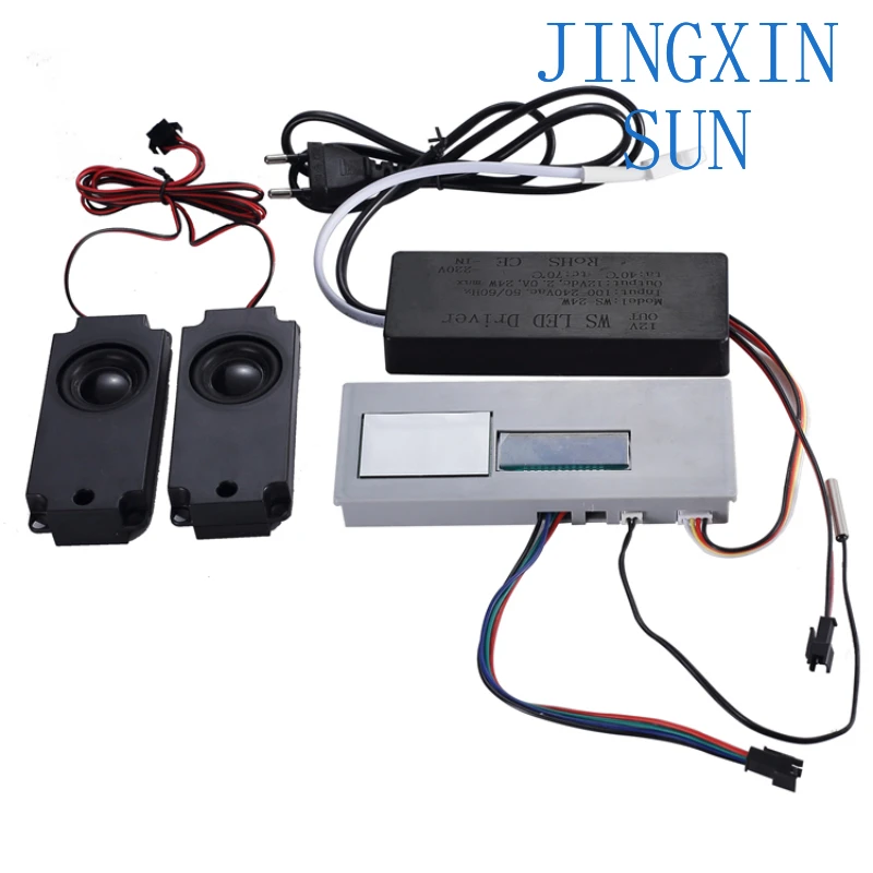 professional led light mirror touch sensor switch with bluetooth speaker bluetooth music mirror control touch sensor switch