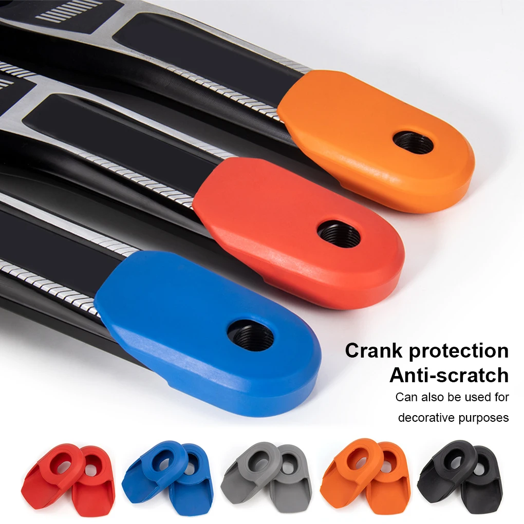 

VIARON 2 Pieces Bike Crank Arm Protector Cap Dust Proof Cover Boot