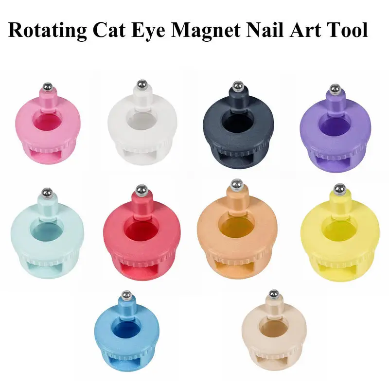 

Rotating Cat Eye Magnet Nail Art Tool Multifunction Strong Nail Art Magnetic For Gel Nail Polish Wide Light Glass Bead Effect Ne