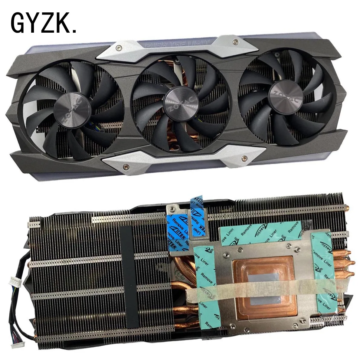 New For ZOTAC GTX1080ti AMP Extrem Graphics Card Replacement Fan  Brand new set of radiator module