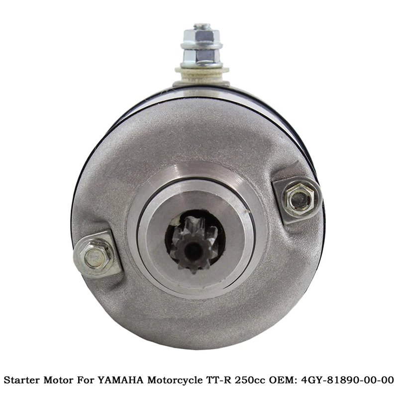 Motorcycle Electrical Starter Motor For YAMAHA TT-R 250 TTR250 YBR250 1993-2009 OEM: 4GY-81800-02-00 4GY-81890-00-00 Engine Part