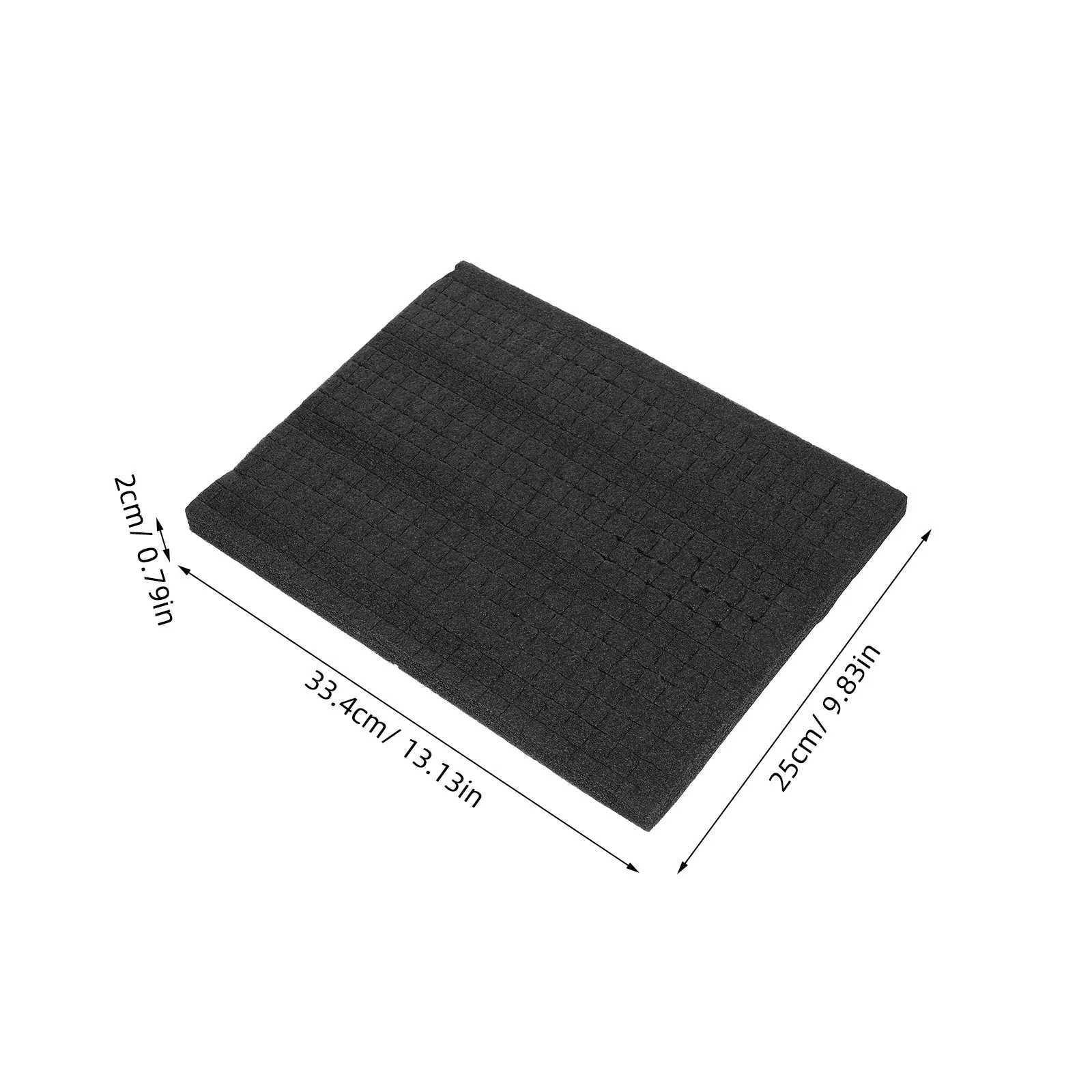 Black EPE Pearl Cotton Grid Foam Sheets for Tool Case Inserts, Cushioning Liner & Packaging Organizer view 5