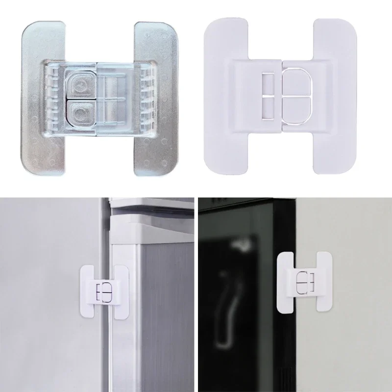 Window Lock, Punching-free, Self-adhesive and Child-proof Fastening, Refrigerator Door Closer, Drawer and Cabinet Safety Lock