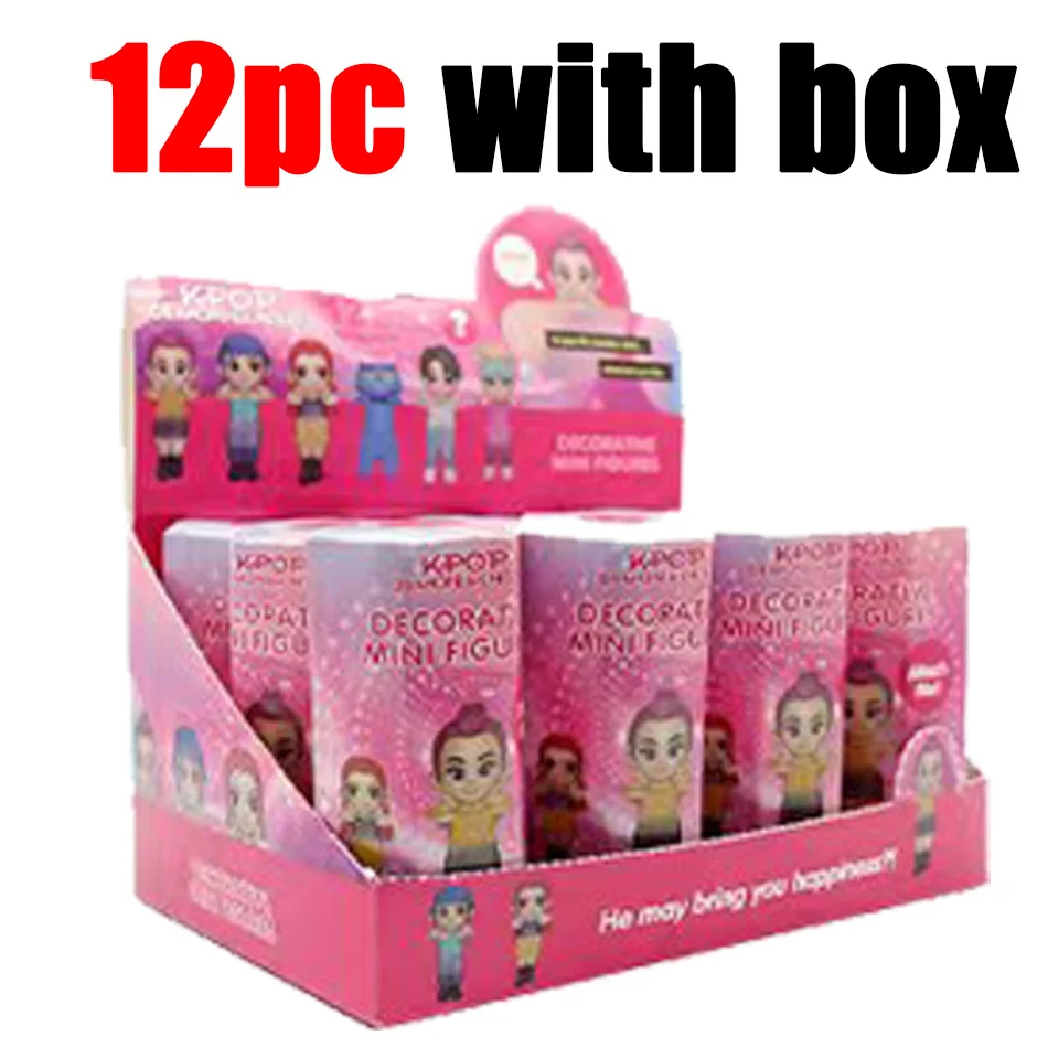 Juego de figuras de PVC de cazadores de demonios de Anime, caja ciega, Derpy's Tiger Rumi Mira Zoey Sussy, estatuetas coleccionables, juguete de decoración, 12 Uds.