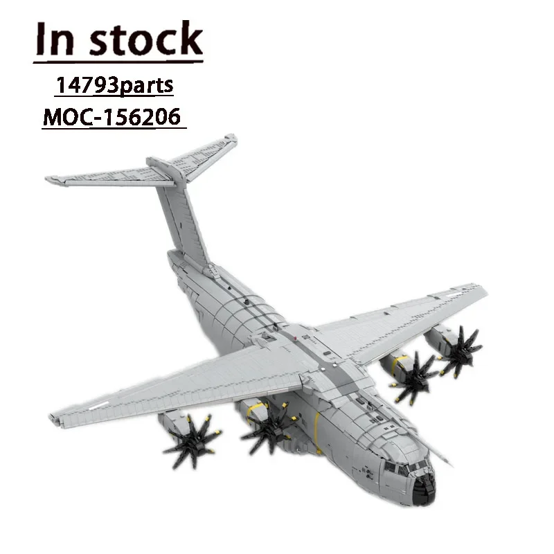 

MOC-156206 Giant Military Movie Fan Airbus A400M Atlas Assembled Splicing Building Block Model 14793 Parts Educational Kids Toy