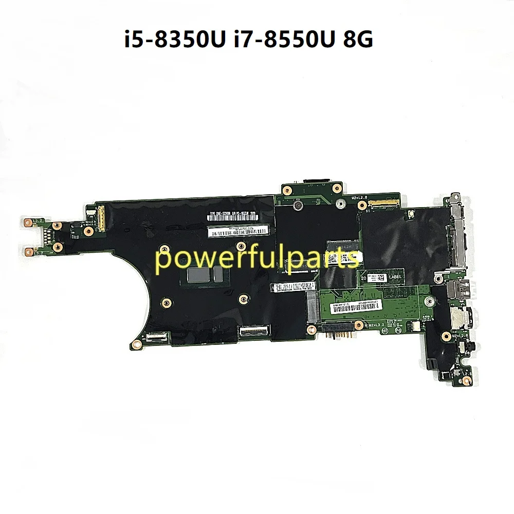 

For Lenovo Thinkpad X280 Laptop Motherboard NM-B521 01LX681 01LX675 01LX682 i5 i7 8th CPU 8G RAM On-Board Working Good