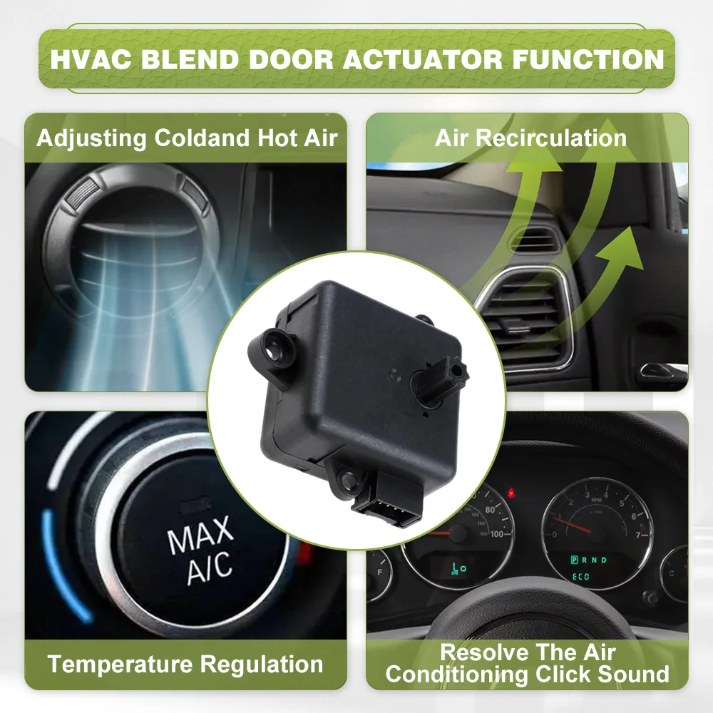 10397102 604-187 604187 HVAC Blend Door Actuator  For Hummer H3 Sport Utility H3T Crew Cab Pickup Pontiac Solstice Convertible
