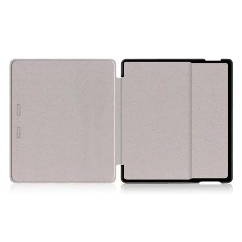Slim Cover Case for 2019 Kindle Oasis 2/3 Ultra-thin PC Hard Shell E-reader Case with Flip Cover, Faux Leather Kindle Protector