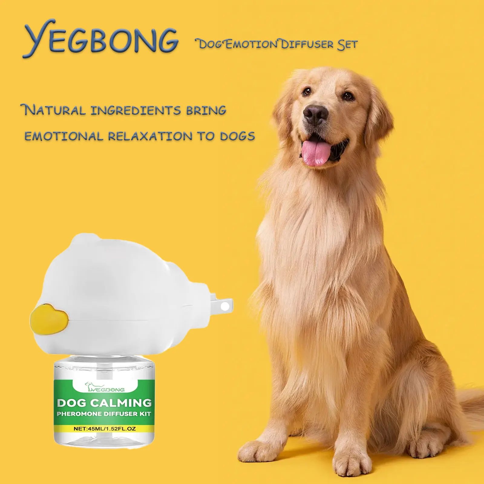 Pet Anxiety Relief Diffuser Set for Dogs - Home Environment Care Kit to Effectively Reduce Stress And Promote Calmness