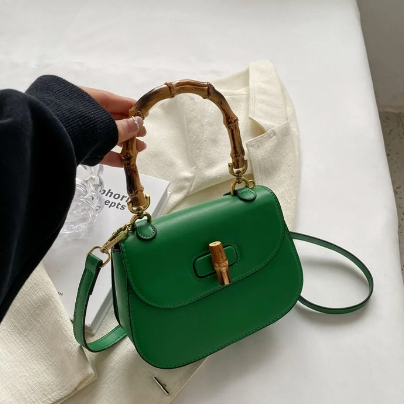 

The 2026 new bamboo joint hand-held saddle bag is a versatile and high-end small single-shoulder crossbody bag for women
