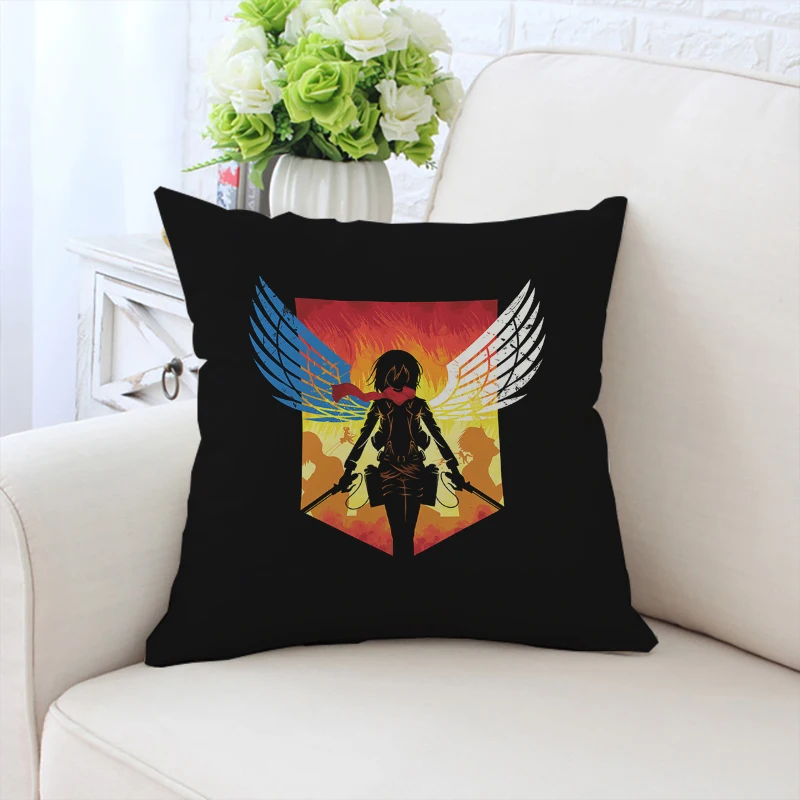 

Anime A-Attack Cushion Covers for Decorative Cushions Cushion Cover 50x50 Pillow Cover 45x45 Aesthetic Room Decoration Cases