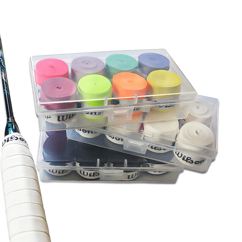 8pcs/lot Wilson Tennis Overgrip Hand Glue Padel Racket Tenis Grip Anti-Slip Training Sweatband Tennis Badminton Accessories