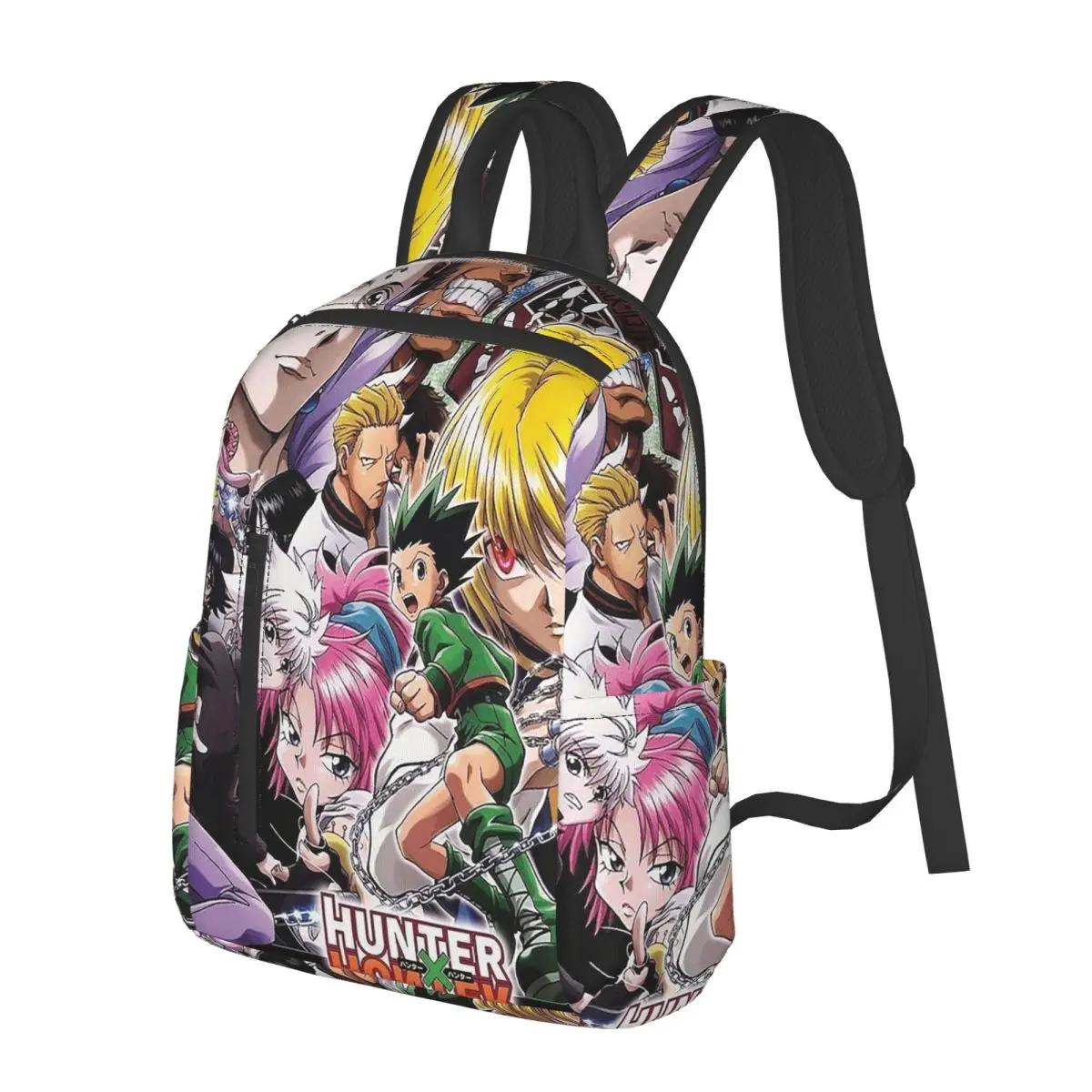 Anime HXH Hunter X Hunter Student Backpack School Bag Hiking Travel Daypack for Boys Girls Fashion Bookbag Shoulder Bags