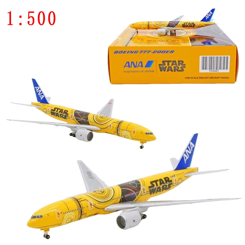 

JC WINGS 1:500 Boeing Alloy Aircraft Model B777-200ER ANA JA743A PX5007 Display Collection Hobby Toys