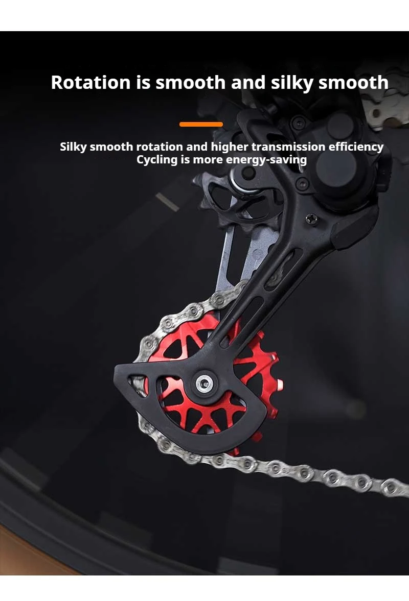 ENLEE Fahrrad Schaltwerk Positive Und Negative Zahn Keramik Guide Rad Mountain Road Bike 10/12/14/16T Guide Rad – Detail 11