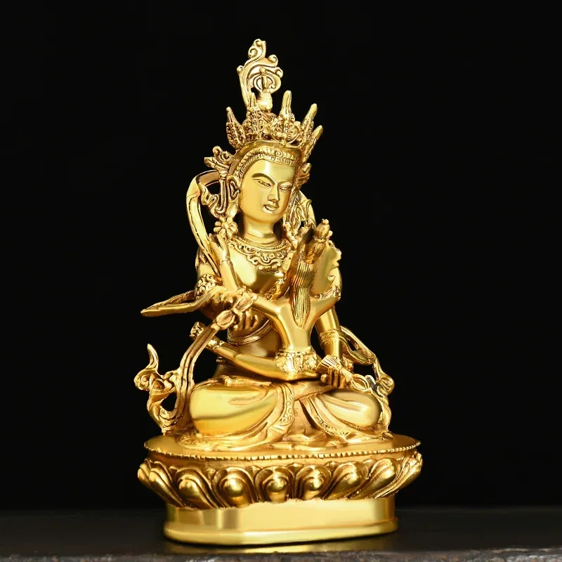 Pure Copper Joyful Buddha Ornament Tibetan Tantric Statue Nepalese Buddhist Home Use Offering Buddha Crafts