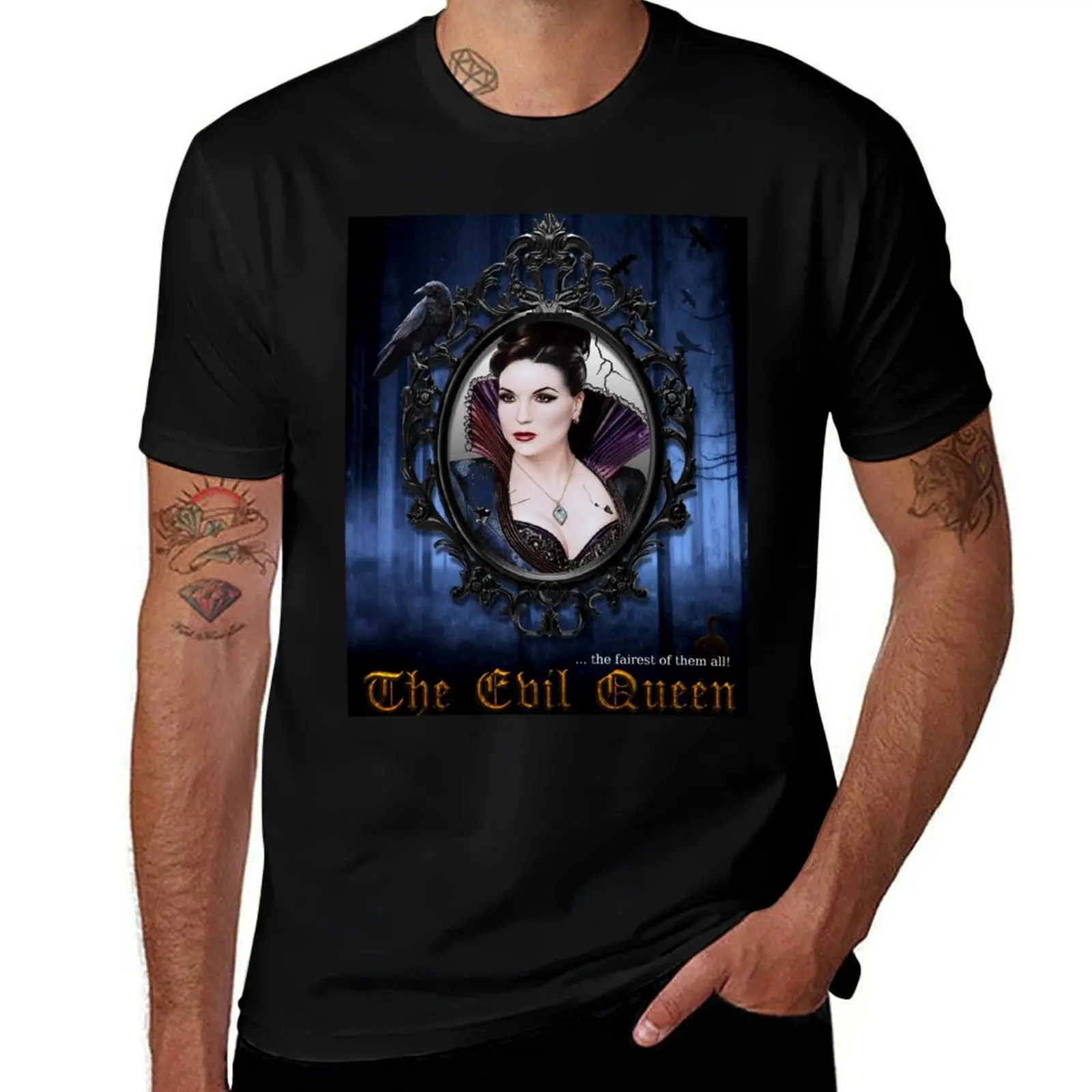 

The Evil Queen poster T-Shirt t shirts with prints cotton t shirt man