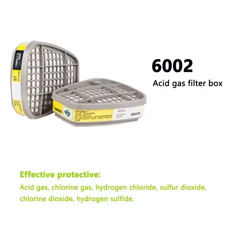 Accessory 6001 Cartridge Box 5N11 Cotton Filters Set For 3m 6200/7502/6800 Dust Gas Masks Chemical Painting Spraying Respirator