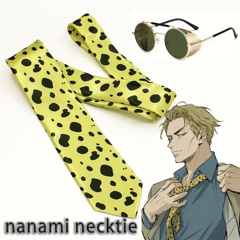 Anime Necktie Glasses Unisex Shirt Tie Cosplay Costume Anime Nanami Prop Accessories Classic Steampunk Personalized Sunglasses view 2