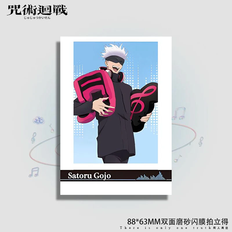 Anime Jujutsu Kaisen Kugisaki Nobara	Satoru Gojo Cosplay Music Linkage Instant Camera Lesser Calorie  Ambitus