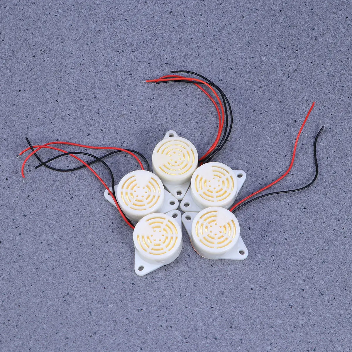 5Pcs -24V 90Db Buzzer Alarm Electronic Sound Signal Device for Factories Machinery Control Panels Low Consumption High