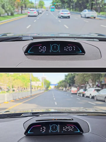 Умный цифровой счетчик HUD B3 obd2, дисплей, многофункциональный спидометр, тахометр, об/мин, температура воды, вольт, расход топлива, охранная сигнализация