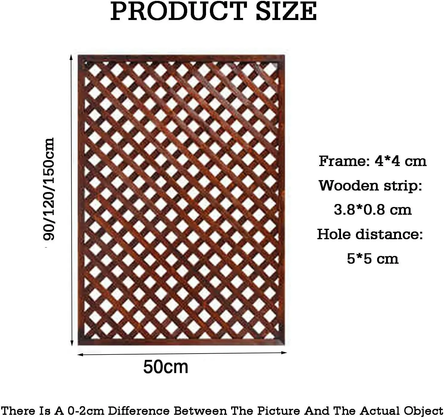 Trellis Privacy Fence Garden Divider Patio Backyard Balcony Wood Panel