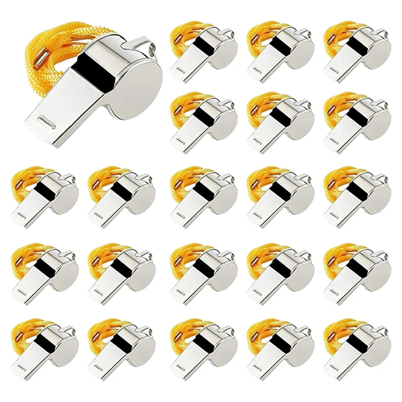 

1/2/3/5/12 шт. свисток из нержавеющей стали с веревкой, инструменты для упражнений, рефери, спортивный свисток учителя, прозрачный четкий развлекательный TMZ