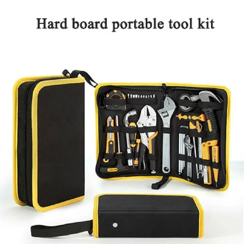 Multi Tool Kit Electrician Tote Bag Portable Organizer Hard Board Small Toolkit Wear-resistant Tools Pouch Repair Professional