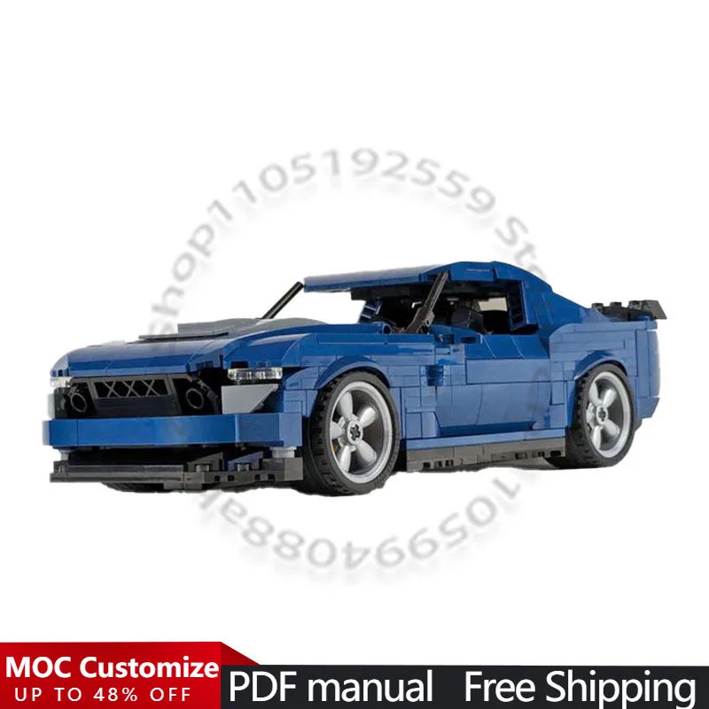 1002 PCS Race Car Building Kit High-Performance Car MOC Customize Modular Building Block Creative Design DIY Festival Toy Gift