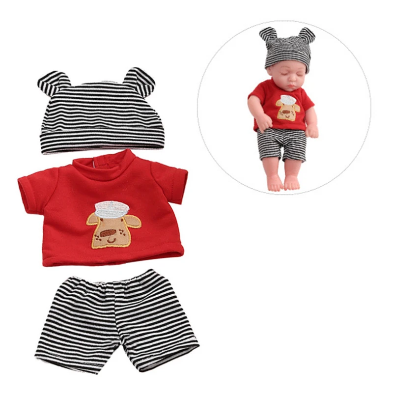 New Clothes Fit 30cm Doll Dress Jumpsuit Doll Clothing Accessories American Doll Accessories Fit For 12inch Baby Doll DIY Toys