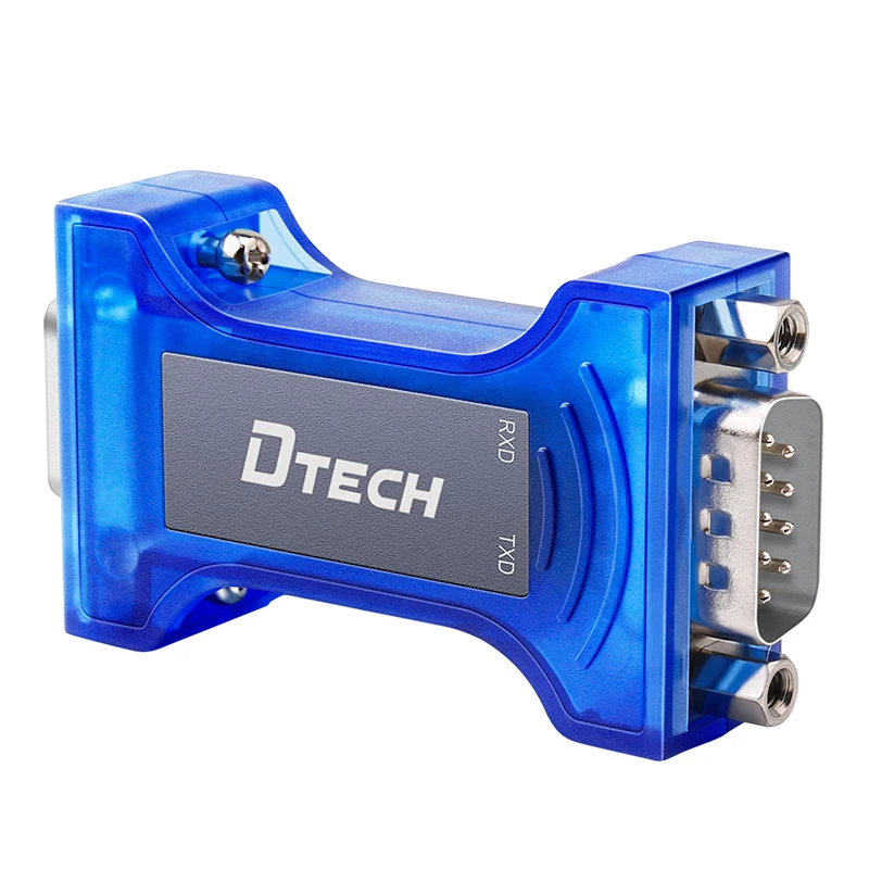 DTech RS232 to RS485 Converter Serial Communication Data Adapter With TX RX LED Indicators and Terminal Board